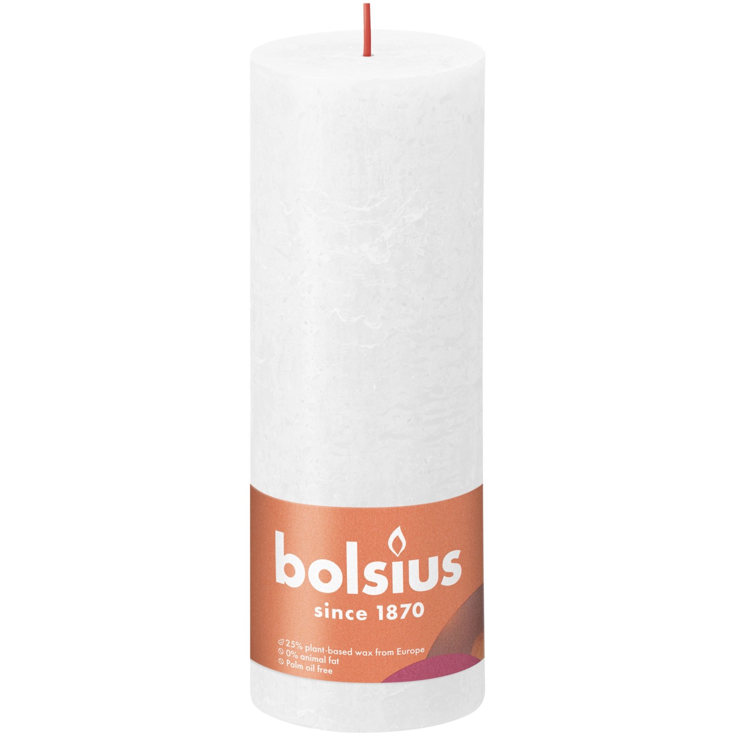 Bolsius Rustik-Kerze Shine 190/68 mm Wolkiges Weiß Bolsius Rustik-Kerze Shine 190/68 mm Wolkiges Weiß von Bolsius