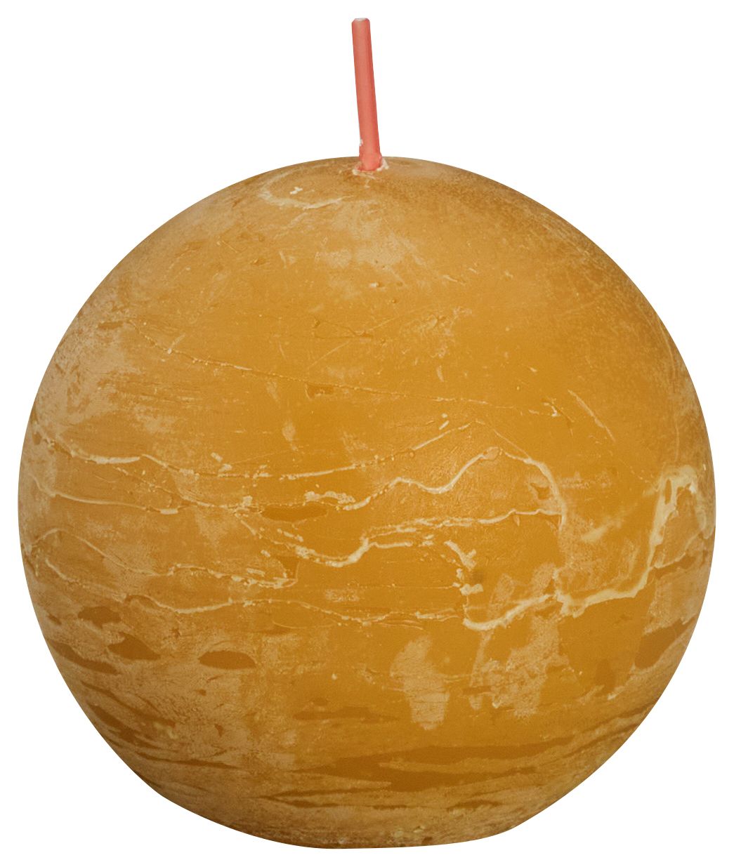 Bolsius Rustik Kugelkerze 76 mm honigwabengelb von Bolsius