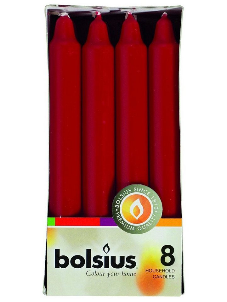 Bolsius Spitzkerze Bolsius Haushaltskerzen altrot, Höhe 18 cm, Ø 2,13 Bolsius Spitzkerze Bolsius Haushaltskerzen altrot, Höhe 18 cm, Ø 2,13 von Bolsius