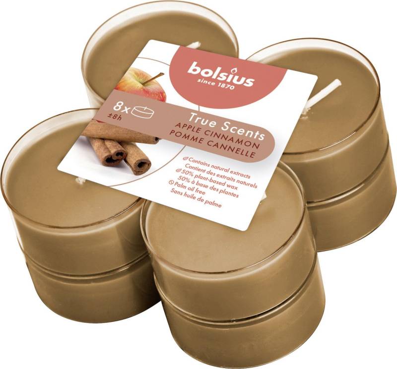 Bolsius Teelicht Bolsius Duftteelichter Maxi True Scents Apfel Zimt Bolsius Teelicht Bolsius Duftteelichter Maxi True Scents Apfel Zimt von Bolsius