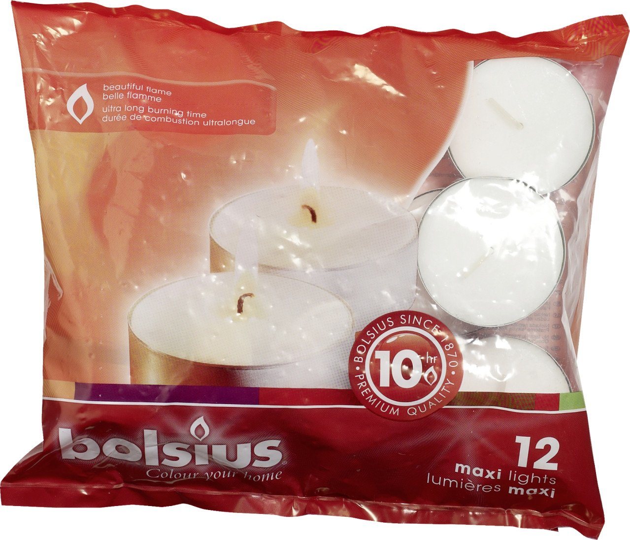 Bolsius Teelicht Bolsius Maxiteelichter weiß, Höhe 2,5 cm, Ø 5,7 Bolsius Teelicht Bolsius Maxiteelichter weiß, Höhe 2,5 cm, Ø 5,7 von Bolsius