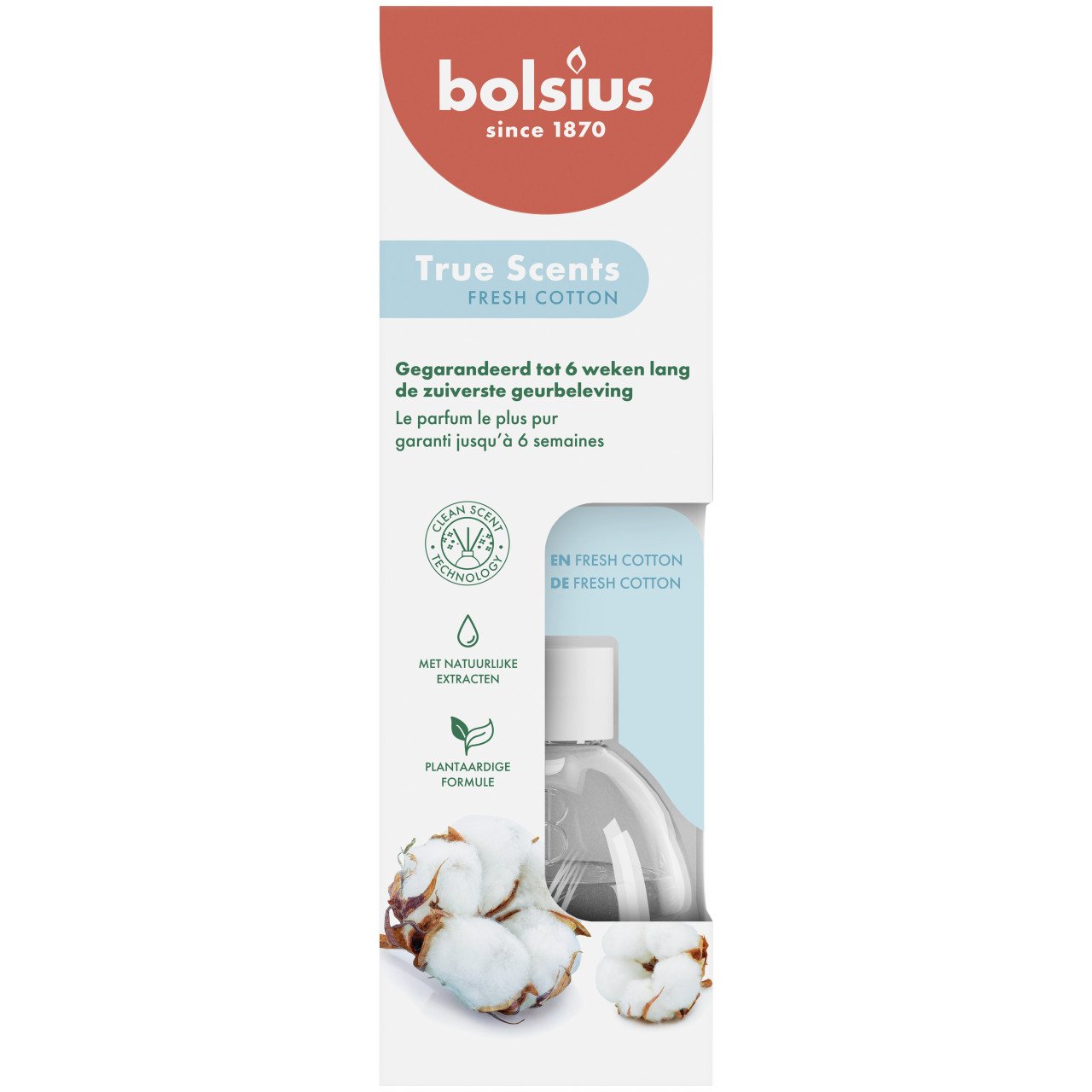 Bolsius True Scents Raumduft Fresh Cotton 60 ml Bolsius True Scents Raumduft Fresh Cotton 60 ml von Bolsius