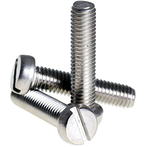 (4 mm) M4 x 5 A2 Edelstahl Schlitz Käse Kopf Maschine Schrauben Slot Schraube DIN 84 von Bolt Base