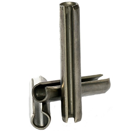 Bolt Base (3 mm) M3 x 14 Edelstahl Schlitz Federspannung Pins sellock Rolle Pins DIN 1481 Pack of 50 von Bolt Base