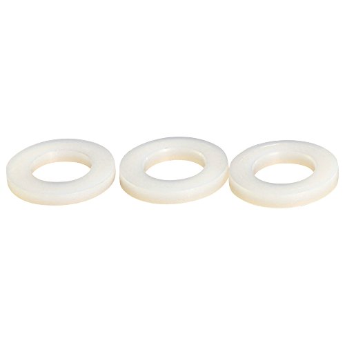 Bolt Base - Nylon-Unterlegscheibe - Weiß - 8 mm / M8 - Plastik - DIN 125 A - 100 Stück von Bolt Base