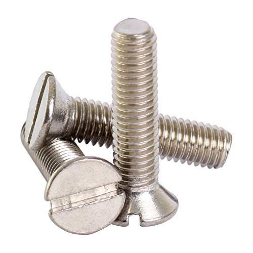 Bolt Base Senkkopf-Maschinenschrauben mit Schlitz, 5 mm, A2, DIN 963, M5 x 8–30 von Bolt Base