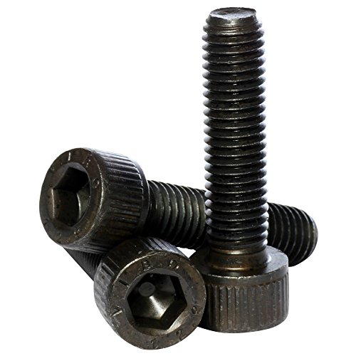 Bolt Base - Zylinderschraube mit Innensechskant Hochfest 12.9 - Schwarz (Materialfarbe) - 3 mm / M3 x 15 mm - DIN 912-50 Stück von Bolt Base