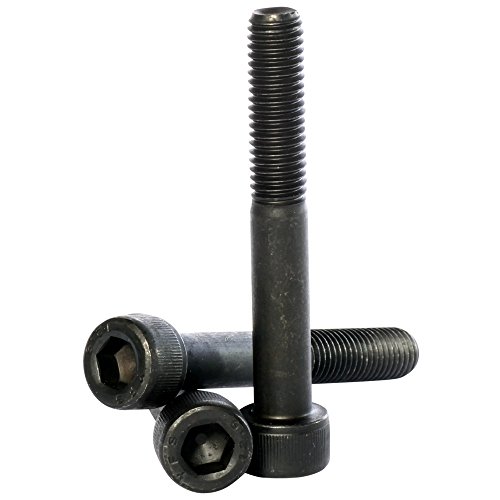 Bolt Base - Zylinderschraube mit Innensechskant Hochfest 12.9 - Schwarz (Materialfarbe) - 4 mm / M4 x 35 mm - DIN 912-10 Stück von Bolt Base