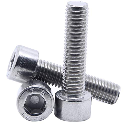 Innensechskantschrauben, 5 mm / M5 x 10, Sechskantschrauben, A4, Marine-Edelstahl, DIN 912, 20 Stück Innensechskantschrauben, 5 mm / M5 x 10, Sechskantschrauben, A4, Marine-Edelstahl, DIN 912, 20 Stück von Bolt Base
