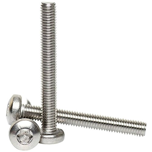 Torx-Maschinenschrauben aus Edelstahl A2, 6 Lobe Drive TX6, DIN 7985, M2 x 6-20 Stück von Bolt Base