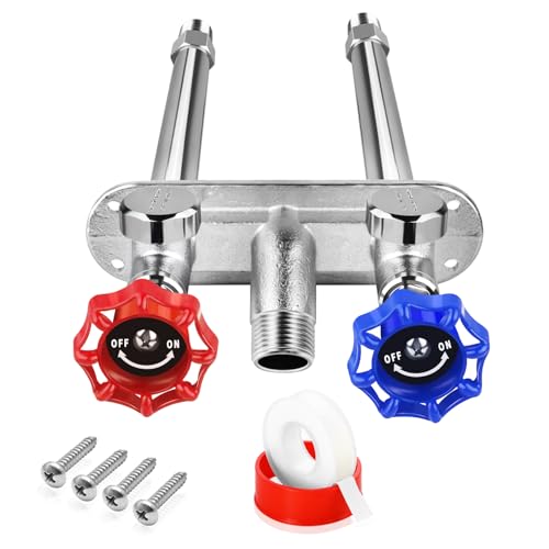 Boltigen 10,2 cm Anti-Siphon-Ventil, frostfreies Heiß- und Kalt-Sillcock-Ventil, verchromtes Messing, gefriersicher, für den Außenbereich, Wasserwand-Hydranthahn, 1,27 cm NPT x 1,9 cm von Boltigen
