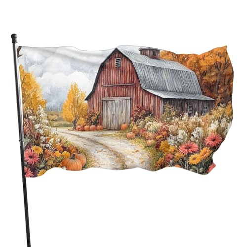 BoltPack Gartenflagge mit Ösen, 90 x 150 cm, für Outdoor-Saison, Urlaubsdekoration, Partyzubehör von Boltpack
