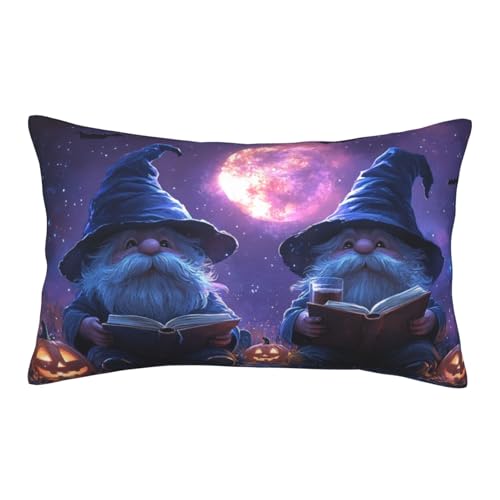 Boltpack Kissenbezug mit Halloween-Zwergen-Druck, weicher Lendenkissenbezug für Bett, Nickerchen, Sofakissen, Schlafzimmer, Heimtextilien Boltpack Kissenbezug mit Halloween-Zwergen-Druck, weicher Lendenkissenbezug für Bett, Nickerchen, Sofakissen, Schlafzimmer, Heimtextilien von Boltpack
