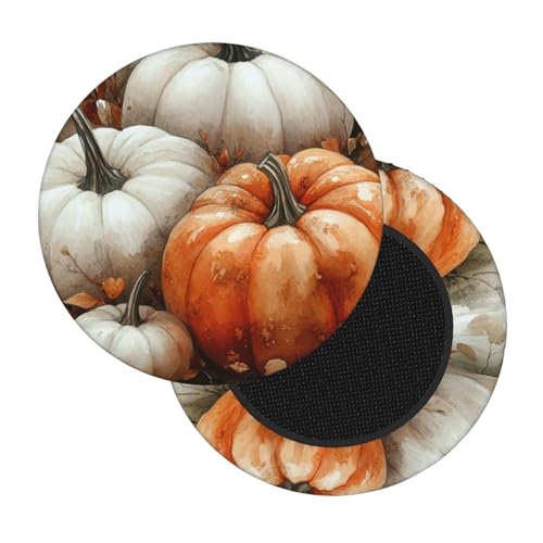 Boltpack Schonbezug für runde Barhocker, weich, waschbar, 30–35 cm, Kürbis-Druck Boltpack Schonbezug für runde Barhocker, weich, waschbar, 30–35 cm, Kürbis-Druck von Boltpack