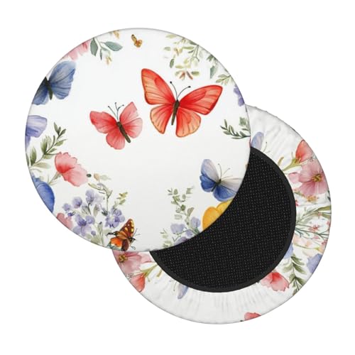 Boltpack Schonbezug für runde Barhocker, weich, waschbar, Blumendruck, 30–35 cm Boltpack Schonbezug für runde Barhocker, weich, waschbar, Blumendruck, 30–35 cm von Boltpack
