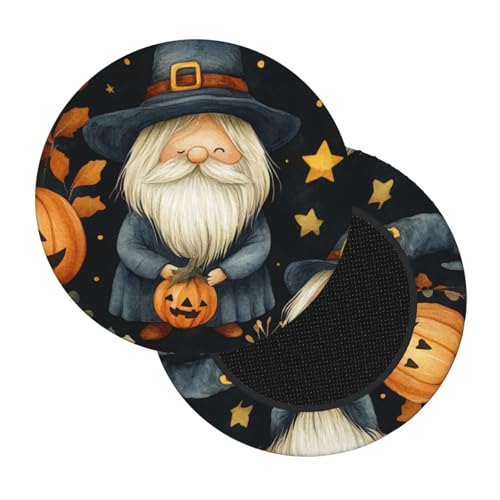 Boltpack Stuhlhussen mit Halloween-Zwergen-Druck, weich, waschbar, rund, Barhocker, Kissen, Schonbezug, 30–35 cm Boltpack Stuhlhussen mit Halloween-Zwergen-Druck, weich, waschbar, rund, Barhocker, Kissen, Schonbezug, 30–35 cm von Boltpack