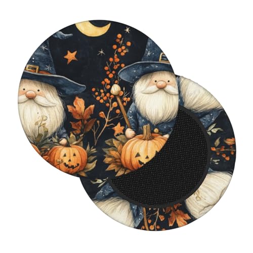 Boltpack Stuhlhussen mit Halloween-Zwergen-Druck, weich, waschbar, rund, Barhocker, Kissen, Schonbezug, 30–35 cm Boltpack Stuhlhussen mit Halloween-Zwergen-Druck, weich, waschbar, rund, Barhocker, Kissen, Schonbezug, 30–35 cm von Boltpack