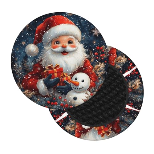 Boltpack Stuhlhussen mit Weihnachtsdruck, rund, weich, waschbar, für Barhocker, Kissen, Schonbezug, 30–35 cm Boltpack Stuhlhussen mit Weihnachtsdruck, rund, weich, waschbar, für Barhocker, Kissen, Schonbezug, 30–35 cm von Boltpack