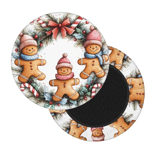 Boltpack Stuhlhussen mit Weihnachtsdruck, rund, weich, waschbar, für Barhocker, Kissen, Schonbezug, 30–35 cm Boltpack Stuhlhussen mit Weihnachtsdruck, rund, weich, waschbar, für Barhocker, Kissen, Schonbezug, 30–35 cm von Boltpack