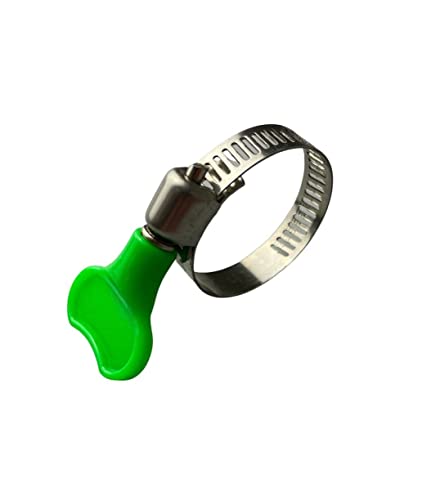 W4 Edelstahl Schmetterlingsflügel (PVC) Domestic Type Schlauchschellen 22–32 mm (8 mm Bandbreite) x1 von Boltza