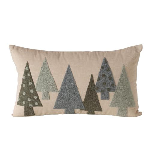 Boltze Home Dekoratives Kissen mit Tannenbäumen aus Bouclé Mali, 30 x 50 cm Boltze Home Dekoratives Kissen mit Tannenbäumen aus Bouclé Mali, 30 x 50 cm von Boltze Home