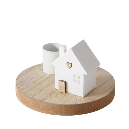 Boltze Home Kerzenhalter mit Häuschen auf Tablett DOMICIL, H. 6,5 cm, Muster:Model 2 Boltze Home Kerzenhalter mit Häuschen auf Tablett DOMICIL, H. 6,5 cm, Muster:Model 2 von Boltze Home