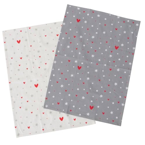 Boltze Home Küchentücher mit Muster ANELLA, 50 x 70 cm, 2er-Set von Boltze Home