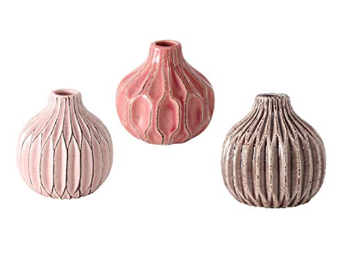 Boltze 1016811 Lenja Vase sortiert 11 cm (3 Stück) von BOLTZE