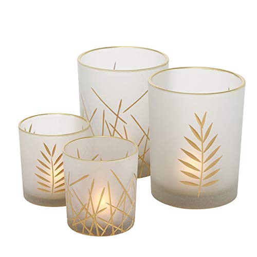 2X Windlicht Narino Glas Höhe 8-10 cm matt, Tischdeko, Geschenk, Beleuchtung 2X Windlicht Narino Glas Höhe 8-10 cm matt, Tischdeko, Geschenk, Beleuchtung von BOLTZE