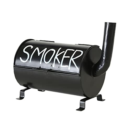 Aschenbecher Smoker Sturmaschenbecher Eisen schwarz L 20 cm von BOLTZE