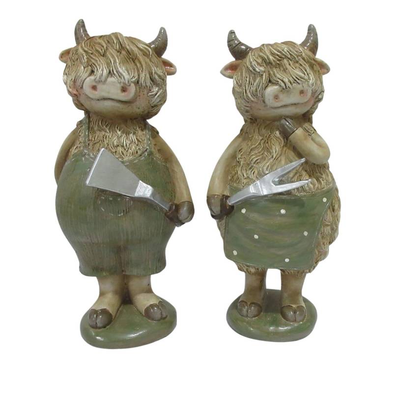 Boltze Figur Andrus 2-fach Sortiert 19 cm x 8 cm x 8 cm Multicolor von Boltze