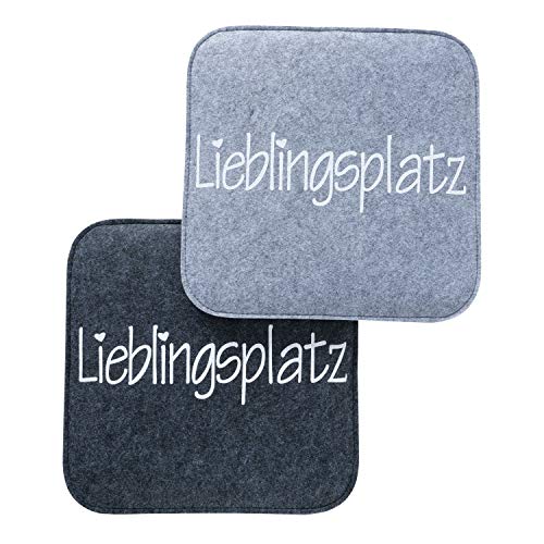 BOLTZE Sitzkissen Lieblingsplatz farbmix 35 x 35 cm, Dekoration, Geschenk von BOLTZE