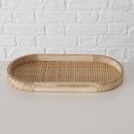 Boltze Tablett Ceres B:15 cm CERES in MDF Ratten natur von Boltze