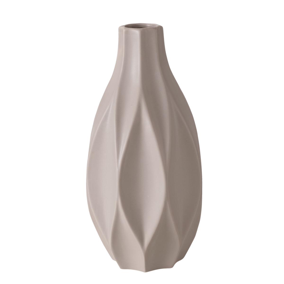 Boltze Vase Avantika 30cm AVANTICA in Steingut beige von Boltze