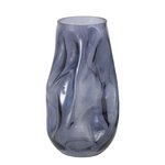 Boltze Vase Lojin H:27,8cm LOJIN in Glas lackiert grau von Boltze