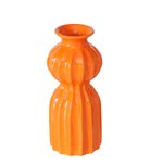 Boltze Vase Oranga H: 20 cm ORANGA in Steingut orange von Boltze