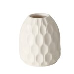 Boltze Vase Simona 10cm SIMINA in Steingut weiß von Boltze