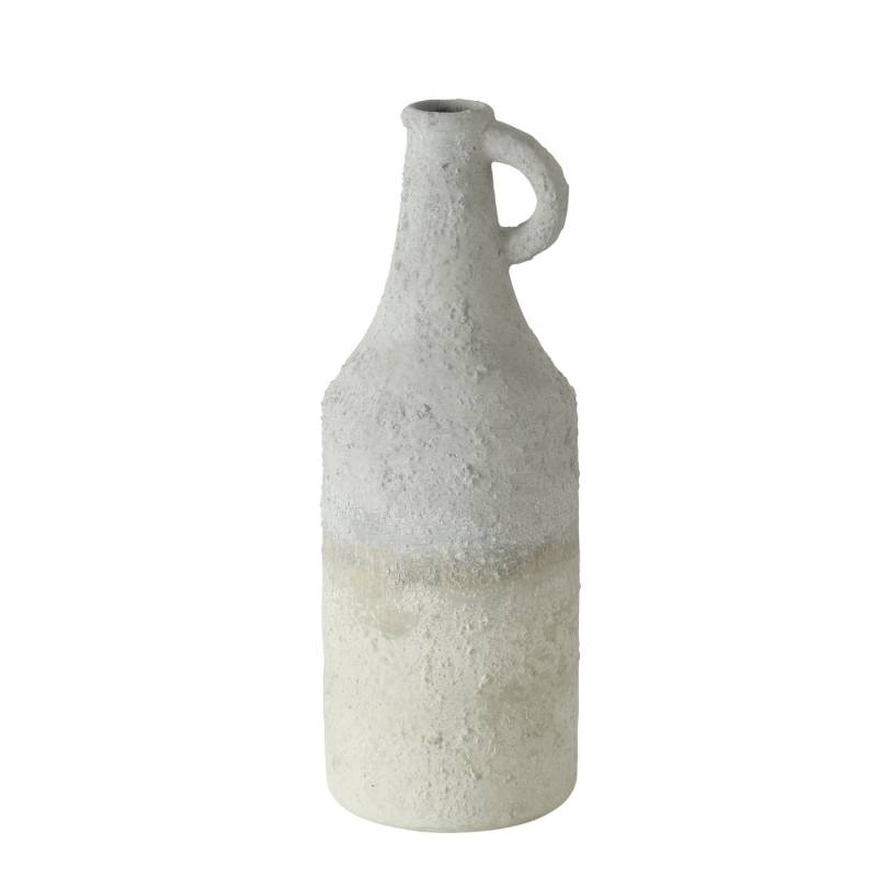Boltze Vase Zemento ca. 13 x 37 cm in Porzellan grau von Boltze