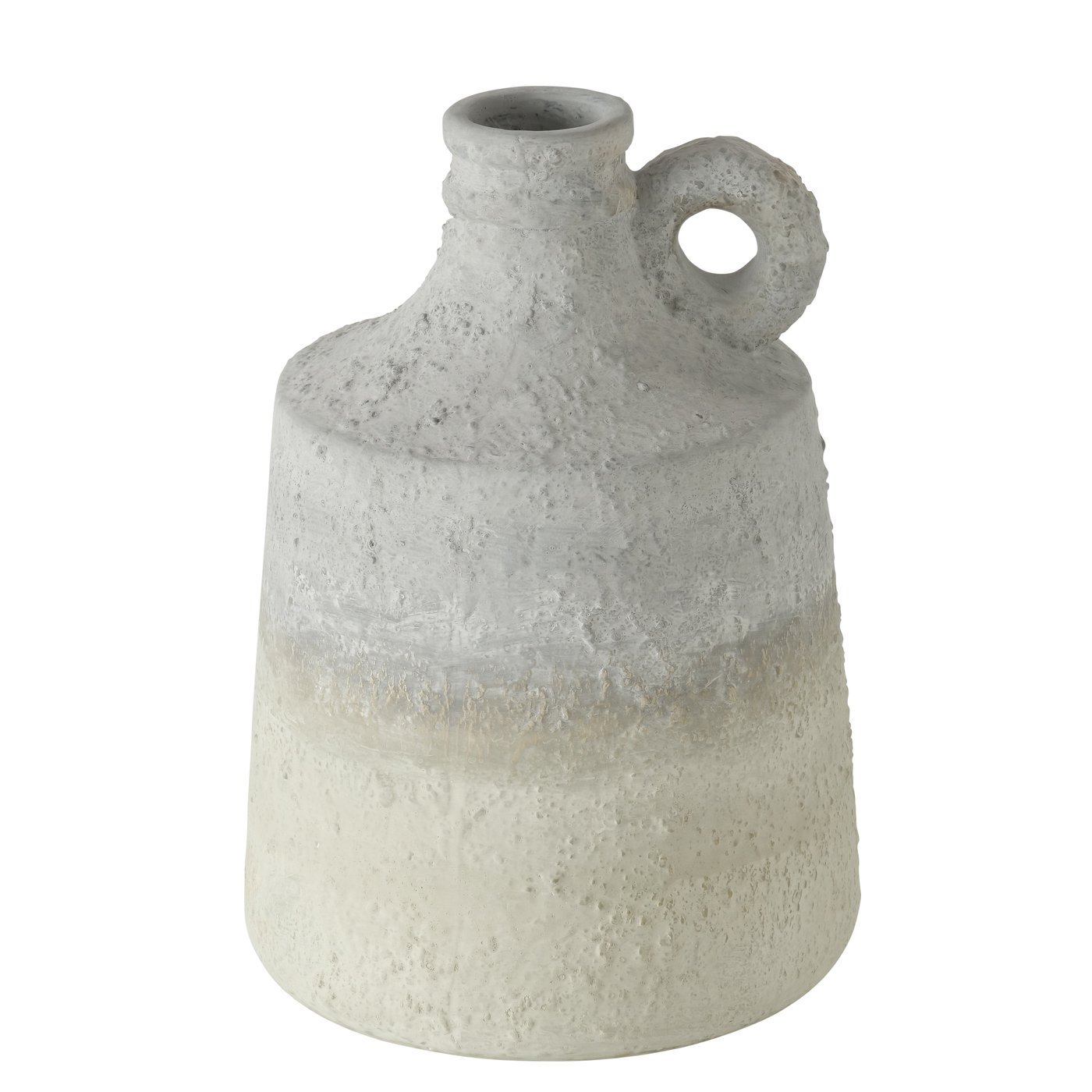 Boltze Vase Zemento ca. 18 x 26 cm in Porzellan grau von Boltze