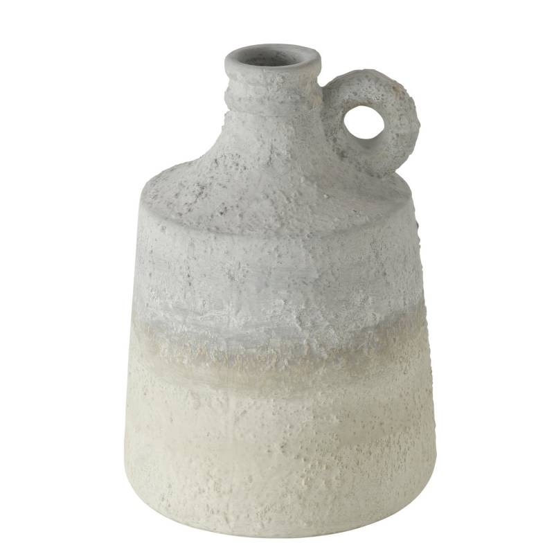 Boltze Vase Zemento ca. 18 x 26 cm in Porzellan grau von Boltze