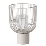 Boltze Windlicht Cindy H:35cm CINDY in Eisen pulverb./Klarglas von Boltze