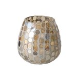 Boltze Windlicht Kemis 13,5cm KEMIS in Glas lackiert/Mosaik Farbmix von Boltze