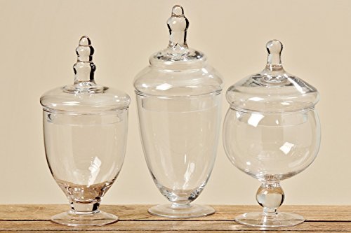BOLTZE Vorratsdose Vorratsglas Bonboniere Glas mit Deckel Pokal Vase Stückpreis von BOLTZE