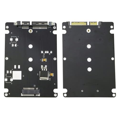 Bolwins H38S M.2 SSD (B+M Key) NGFF zu 2.5" SATA III Adapter-Karte Gehäuse für SSD-Upgrade, Kompatibel mit SATA M.2 SSDs von Bolwins