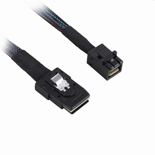 Bolwins L49S Mini SAS Kabel 1m, Internes Mini SAS HD SFF-8643 zu SFF-8087 Kabel, Hochgeschwindigkeitsverbindung von SAS Controller zu Backplane, Ideal für Server und Datenspeicherlösungen von Bolwins