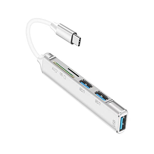 H71S Bolwins USB-C Hub 5-in-1 Adapter – 3X USB 3.0 Ports, Micro SD & SD/TF Kartenleser, Kompatibel mit MacBook Pro/Air M1, iPad Pro/Air, Galaxy Tab, Surface, Chromebook H71S Bolwins USB-C Hub 5-in-1 Adapter – 3X USB 3.0 Ports, Micro SD & SD/TF Kartenleser, Kompatibel mit MacBook Pro/Air M1, iPad Pro/Air, Galaxy Tab, Surface, Chromebook von Bolwins