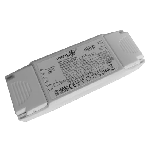 ML20C-PDV Merrytek 20W LED-Treiber dimmbar DALI 1-10V pushDIM Konstantstrom IP20 flickerfrei für LED Lampe Spots Panels Deckenleuchte 250-700mA 68V DC Schutzfunktion weiß ML20C-PDV Merrytek 20W LED-Treiber dimmbar DALI 1-10V pushDIM Konstantstrom IP20 flickerfrei für LED Lampe Spots Panels Deckenleuchte 250-700mA 68V DC Schutzfunktion weiß von Bolwins