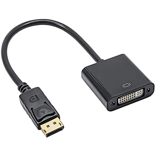 Bolwins O02S DisplayPort auf DVI Adapter DP Stecker auf DVI 24+5 Buchse Kabel Konverter Full HD 1080p HDTV ideal für PC, Fernseher, Monitor, Beamer, Projektor 25cm von Bolwins