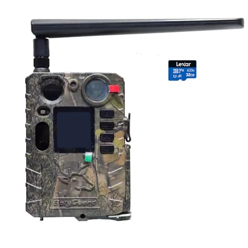 BolyGuard 37MP 4K HD Jagdkamera GSM Jagdkamera 4G Nachtsicht 100ft Fotofalle von BolyGuard