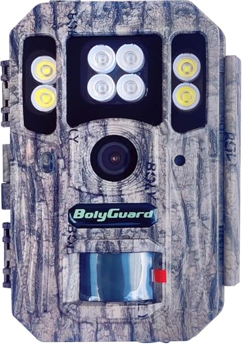 BolyGuard 4K 56MP Jagdkamera mit bis zu 30 Meter Infrarot Nachtsicht, Nicht leuchtende 940nm Infrarot LED, IP68 Unterstützung für 256G BolyGuard 4K 56MP Jagdkamera mit bis zu 30 Meter Infrarot Nachtsicht, Nicht leuchtende 940nm Infrarot LED, IP68 Unterstützung für 256G von BolyGuard